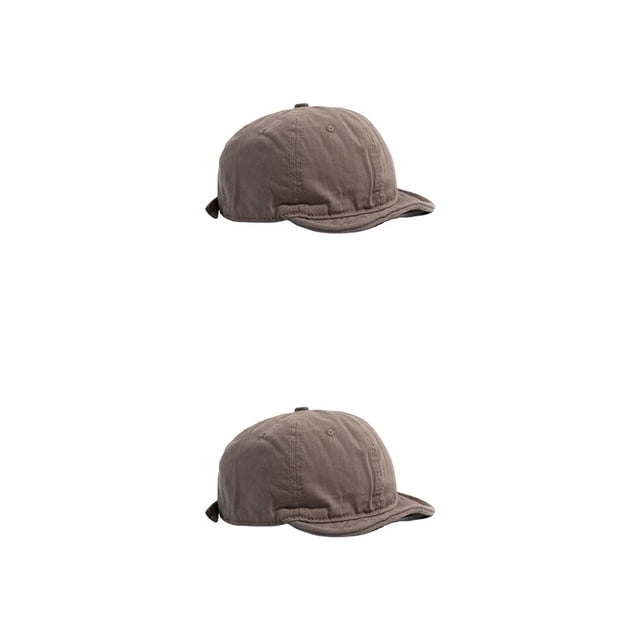 Minnieouse Gorra de béisbol Retro de algodón para mujer, sombrero decorativo de Color sólido, sombrero ajustable cómodo, sombreros cálidos Type2 NO2