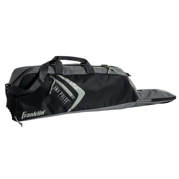 Franklin Sports Youth Baseball Bag, JR3 Kid's Bat and Equipment Bag Black and Gray