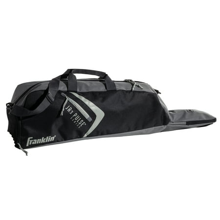 Bat Bag - Franklin Sports JR3 Pulse Equipment Bag - Black/Gray