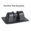 thumbnail image 3 of PVC Inflatable Boat Anchor Rope Buckle Holder Row Roller Support for Yacht Kayak Black,1 * PVC Anchor Tie off Patch,Black, 3 of 6
