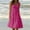 Rose Chaud, variante sur zanvin Robe d'Anniversaire pour Femmes Décontractée Vacances Couleur Unie Sans Manches Évasée Robe de Plage Cadeaux pour Filles Dames Ados Épouses Maman, Bleu Ciel