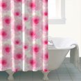thumbnail image 4 of Pioneer Flower Floral Print Pattern Shower Curtain 72"x84" ,Bathroom Decorative Shower Curtains Set with 12 Hooks,Modern Waterproof Washable Shower Curtain, 4 of 6