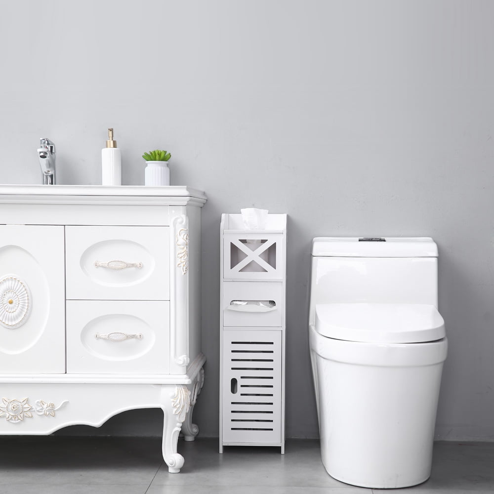 Veryke Bathroom Storage Cabinets, Floor Bathroom Cabinets, Linen Tower
