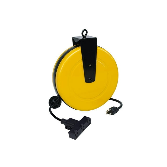 Alert 5000A-30GF-CB Retractable Extension Cord Reel w/Circuit Breaker