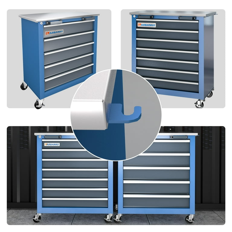 大特価ブルーブルー、メガバスカゲロウオリカラも、ワスプスラローム42個セット LARBANKE Combination Tool Cabinet, 7 & 5 Drawer Sets, Rolling