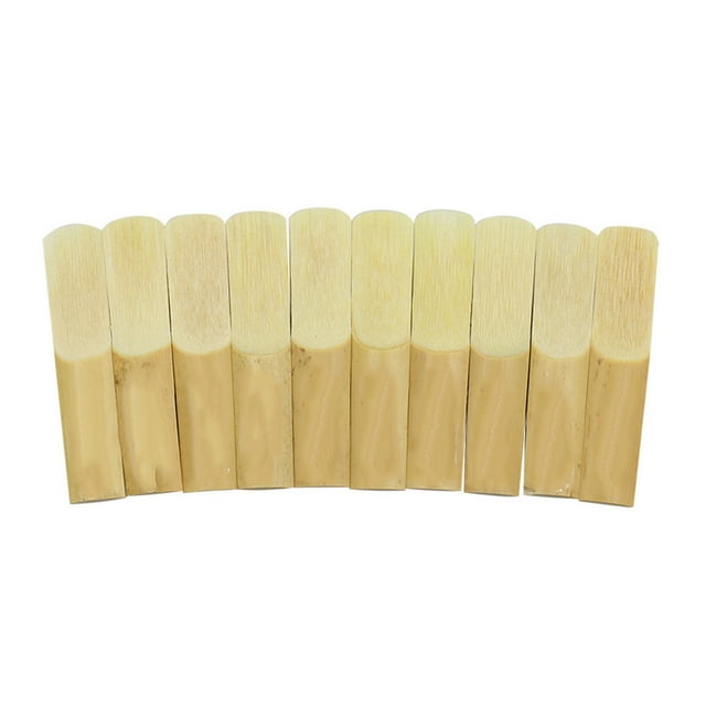 Alto Canne de Saxophone, Canne de Saxophone, 10 Pcs Finition Soignée pour Alto BE Sax pour Remplacement