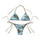 thumbnail image 2 of Bikini para mujer Traje de natación Femenina Femenina Bottom Bottom para Viajes de spas de fiesta del club Azul, 2 of 8