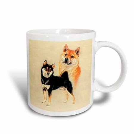 3dRose Shiba Inu, Ceramic Mug, 11-ounce