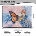 thumbnail image 7 of COEQINE Universal Trunk Liner for SUV Sedan, Non-Slip Machine Washable Cargo Liner Pet Cargo Mat Accessories for Families, Universal 29" x 39", Butterfly Floral Oil-painting, 7 of 7