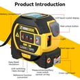 thumbnail image 6 of 3-in-1 Digital Measuring Tape with LED Display, Laser Rangefinder for Accurate Area Volume Measurement, AutoLock Function, Perfect Gift for Men, 6 of 12