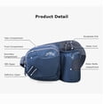 thumbnail image 5 of AONIJIE Waterproof Running Hydration Belt with 600ml Water Bottle Adjustable Hiking Fanny Pack, 5 of 7