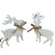 thumbnail image 2 of Ganfancp Decoraciones Navideñas Reno Blanco de Madera Artesanía Alféizar de La Ventana Decoración Festiva para El Hogar Rebajas Hoy Liquidación 2X Adorno de Ciervo, 2 of 5