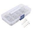 thumbnail image 3 of Conector De Terminales, Kit De Terminales De Cable De Varios Tamaños, 320 Piezas, Forma De Horquilla De Anillo, Resistente Al Desgaste Para Equipos De Automatización ANGGREK Otros, 3 of 8