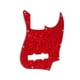 thumbnail image 1 of Sonducket Golpeador de guitarra rojo de una sola capa con 10 agujeros, placa antiarañazos, estampado de flores decorativas, cubierta de golpeador, Accesorios para instrumentos musicales Sonducket  OD028192-00, 1 of 6