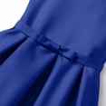 thumbnail image 5 of ITSAME Girls A-Line Formal Dress Sleeveless Round Neck Waist-Cinching Bridesmaid Wedding Party Pageant Gown Brown Size 5T, 5 of 6
