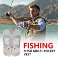 thumbnail image 3 of Neries Chaqueta de pesca de verano con bolsillos delanteros Tamaño múltiple CHEIST CHAIST CHAISTWEAT HOMBRES OUTERWAR VESTIDOS ACCESORIOS DE JUEGOS AIRNIOS ACCESORIOS CUENTION GRIS / XXL sidaley OD003201-23, 3 of 7