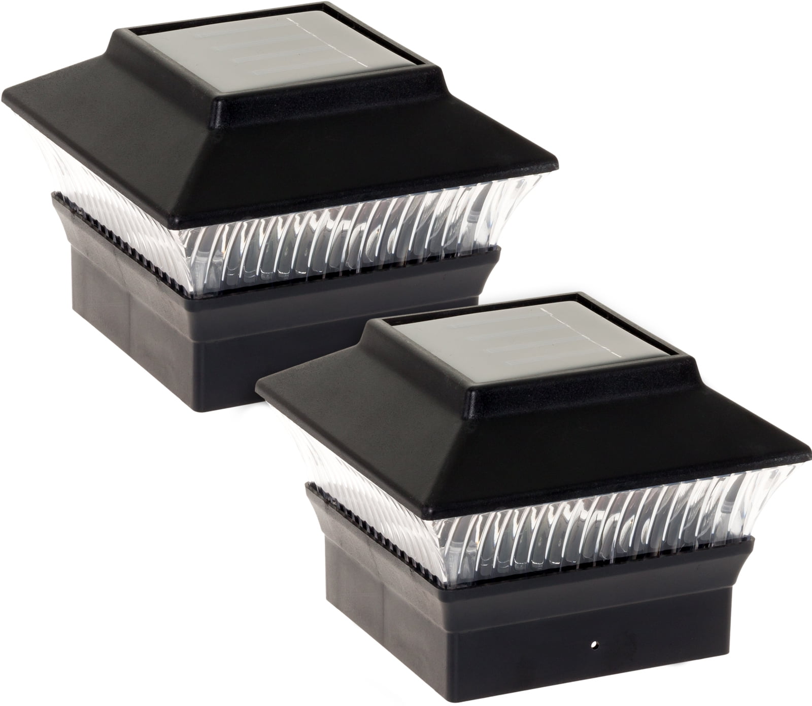 GreenLighting 2 Pack Standard 1 Fence Post Cap Solar Powered Outdoor