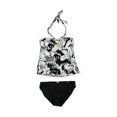 thumbnail image 1 of Island Escape Mujeres Printed Shaper Pant 2 Piece Bandini, Negro, 8, 1 of 1