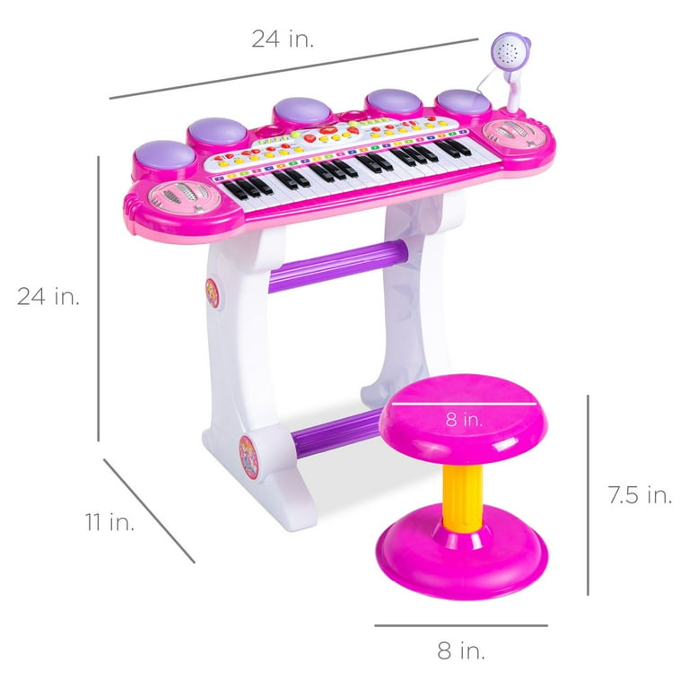 Electronic Portable LED Piano Keyboard (37 Keys): Gift Idea For