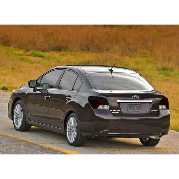 BlingLights Brand Tinted Taillight Film Covers for 2012-2016 Subaru Impreza Sedan