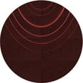 thumbnail image 1 of Ahgly Company Indoor Round Patterned Chocolate Brown Area Rugs, 6' Round, 1 of 6