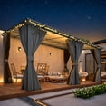 thumbnail image 3 of AECOJOY 16' x 10' Outdoor Hardtop Gazebo With Mosquito Net, Pergola for Garden, Patio, Backyard-Black, 3 of 8