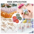 thumbnail image 7 of Uxcell 100pcs Thank You Gift Tags (1 Inch) - Round Paper Tags Gold Foil Letter Labels with String, for DIY Crafts Wedding Birthday Party Gift Wrapping Favours, Red, 7 of 7