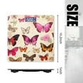 thumbnail image 2 of Bathroom Scale, Highly Accurate Digital Body Scale,Precisely Measures Weight up to 400 lbs-Beautiful Pink And Red Butterflies On Paper, 2 of 4