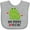 AC-Heather Grey, variant on Inktastic My Poppy Loves Me Grandson Frog Boys Baby Bib