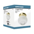 thumbnail image 3 of 60/6029-Nuvo Lighting-1 Light Ball Flush Mount-5 Inches Wide by 5.5 Inches High, 3 of 4