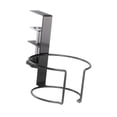 thumbnail image 4 of Portavasos de escritorio con abrazadera para mesa, fácil de instalar, para dormitorio, juegos, escritorio, ahorra espacio, sin taladros, organizador Negro, 4 of 8