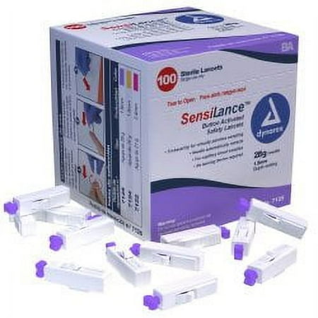 Dynarex 7125, SensiLance™ Lancet, 1000/Case (950463_CS) 40692410