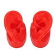 thumbnail image 2 of Modèle d'Oreille Simulé, Modèle d'Oreille Humaine Doux Grande Résistance pour Acupuncture Point pour Hôpitaux Rouge, 2 of 8