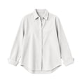 thumbnail image 7 of VBVC Women's Corduroy Button Down Shirt , Ladies' Long Sleeve Collared Blouse , Fall Winter Work Tops For Women, S-2XL, 7 of 7