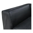 thumbnail image 7 of Moe's Home Collection Form Corner Chair Vantage Black Leather Leather, 7 of 7