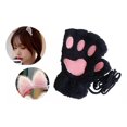 thumbnail image 1 of Guantes Garrita Gato Orejitas Kawaii Gatito, 1 of 5