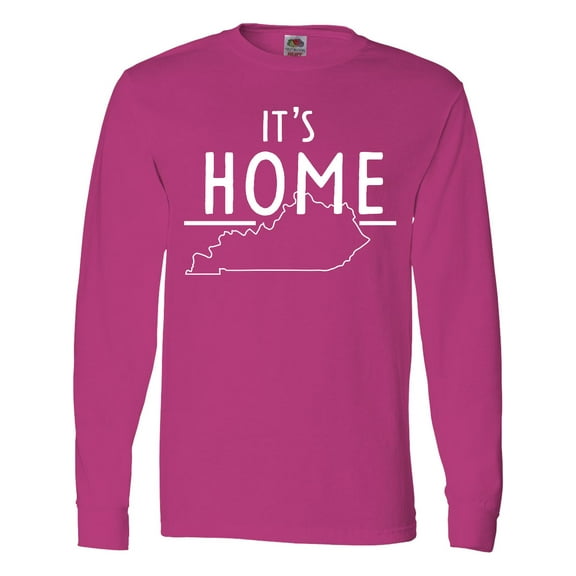 Inktastic It's Home- State of Kentucky Outline Long Sleeve T-Shirt