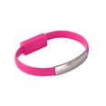 thumbnail image 2 of Câble de Données Charge Rapide 20cm Micro USB Type-C 8Pin Bracelet Portable Chargeur Cordon pour Téléphone Mobile-Rouge, 2 of 2