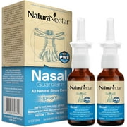 NaturaNectar Propolis Natural Saline Nasal Spray, Guardian Spray - 2-Pack, 1 Fl Ounce - Sinus Rinse & Sinus Relief - with Brazilian Bee Propolis, Gentle & No Burning Sensation - Natural Ingredients