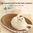 thumbnail image 6 of Cat Scratcher Cardboard Round Oval Cat Scratch Pad Bowl Nest for Indoor Cats Grinding Claw Round Cat Scratching Board, 6 of 8
