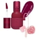 thumbnail image 1 of Llavero esmaltado con forma de kaja para labios y rubor, color cereza, 01, 1 of 9