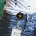 thumbnail image 6 of WIRESTER Set 2pcs Design Acrylic Key Card Holder Belt Clip Reel Id Badge Retractable - Vintage Vinyl Record, 6 of 6