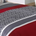 thumbnail image 5 of Riverbrook Home 81048 Cypress King Size Bed Comforter Set, Red - 8 Piece, 5 of 5