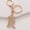 R, variant on Diamond-Encrusted Metal Initial Letter A-Z Key Chain: Zinc Alloy Electroplated Crown Alphabet Keychain