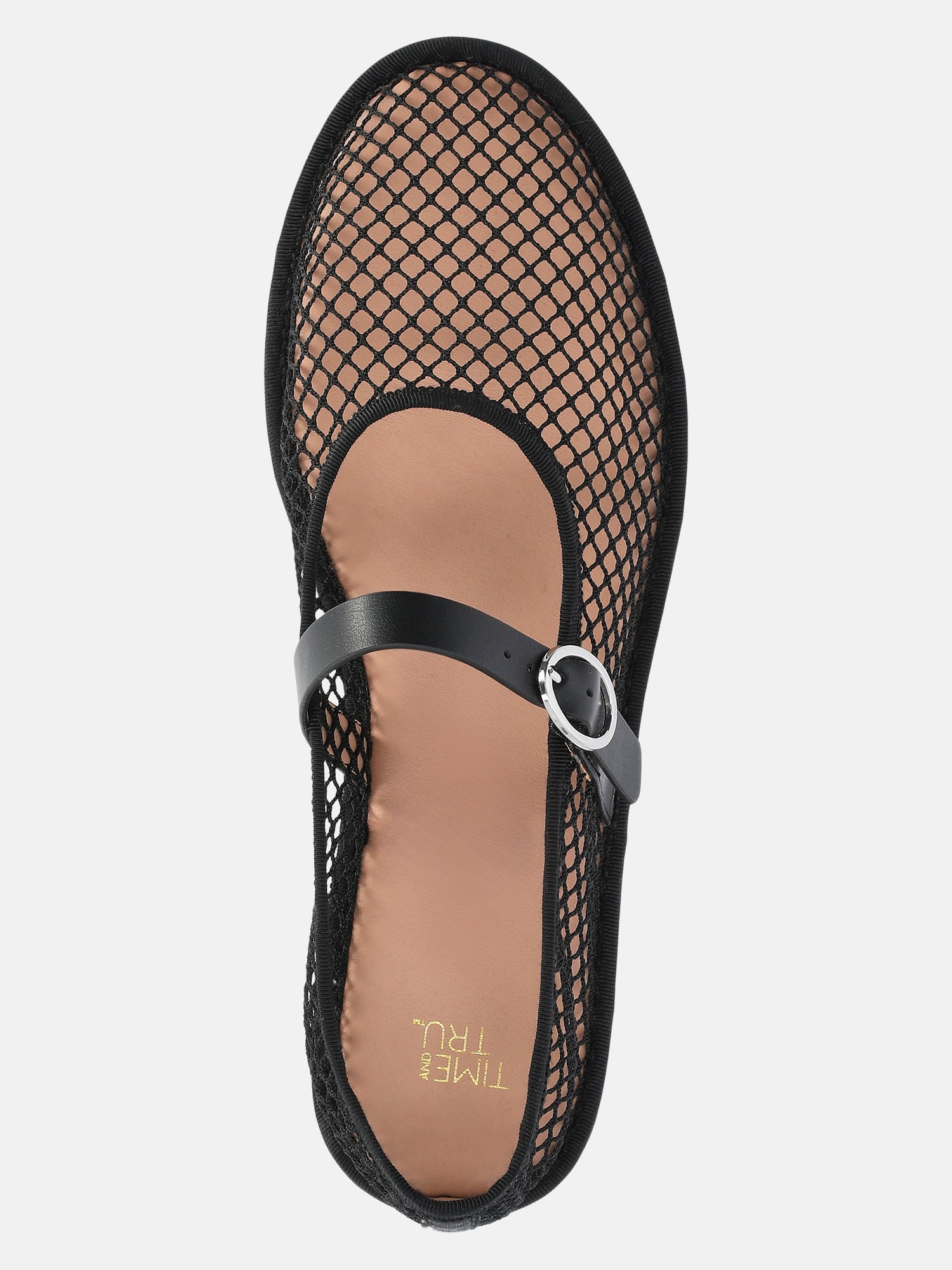 Time and Tru Women's Mesh Mary Jane Flats