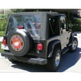 thumbnail image 2 of Tire Cover by Holland Bar Stool - USA Peace Sign, Black - 30'' x 10'', 2 of 2