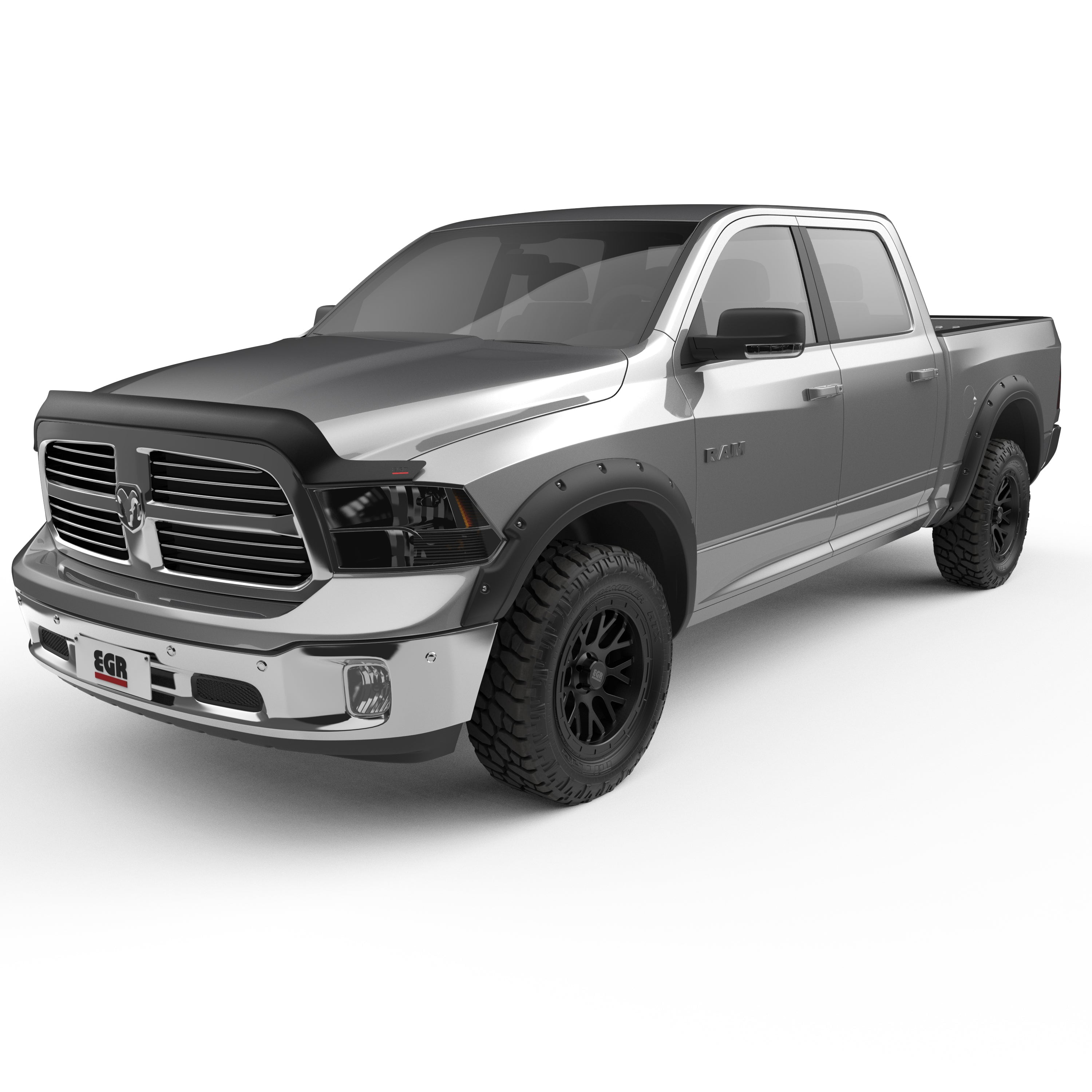 EGR 2009-2018 Fits Dodge Ram 1500 2019-2022 Ram 1500 Classic Crew Cab Extended Cab Standard Cab Pickup 2 Door 4 Door Bolt-On Look Fender Flares 792654 - Walmart.com