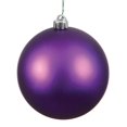 thumbnail image 1 of Plum Mat UV Incassable Boule Ornement&44; 4.75 in., 1 of 1