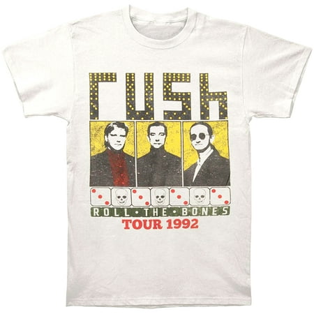 Rush Men's Roll The Bones 1992 Tour Slim Fit T-Shirt