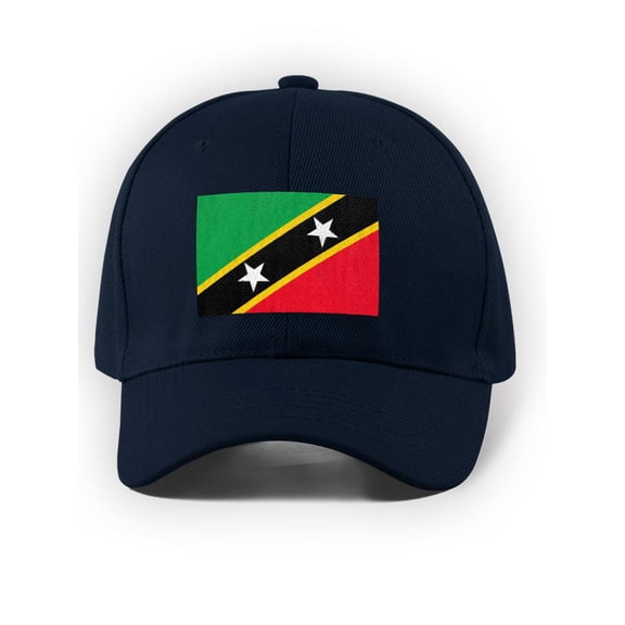 Saubt Jutts And Nevis Flag Hat -Image by Shutterstock, Small